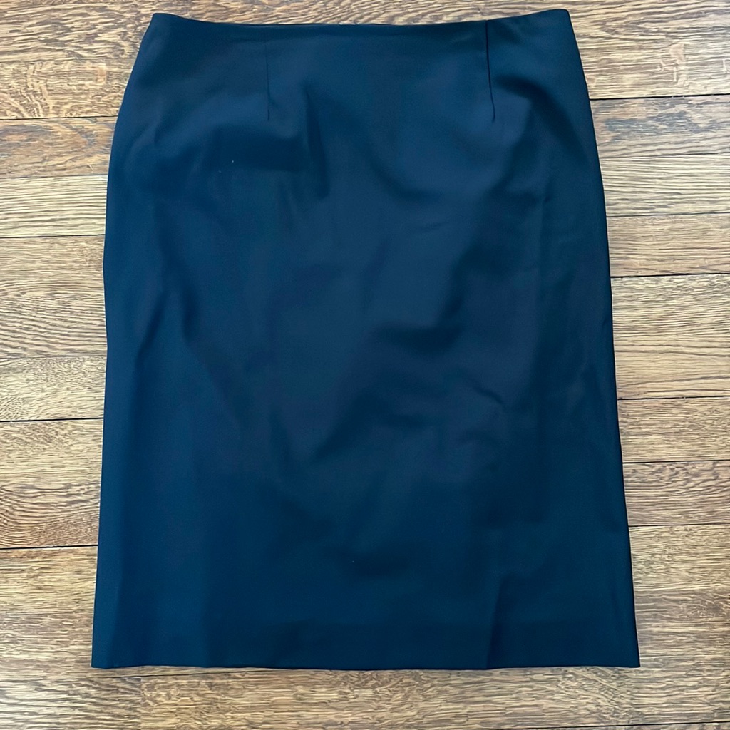 Theory Golca 2 Urban Pencil Skirt (8) Black